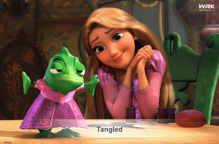 ย้อนวัยกับเจ้าหญิงดิสนีย์-Tangled